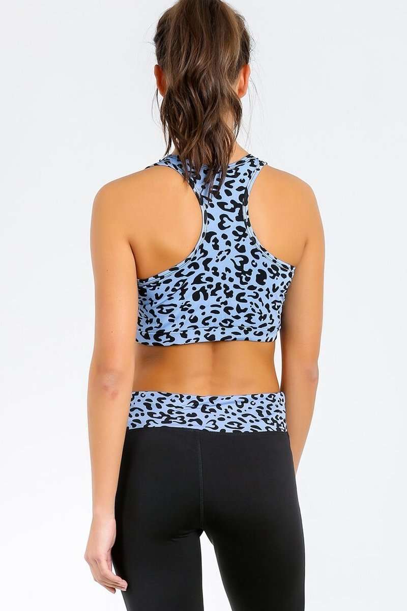 Haily Leopard Print Gym Top - bejealous-com