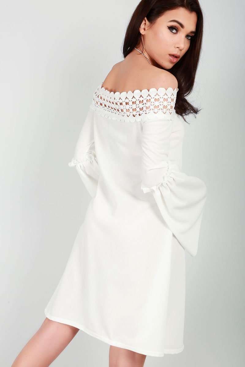 Harriet Plus Size Off Shoulder Midi Dress - bejealous-com