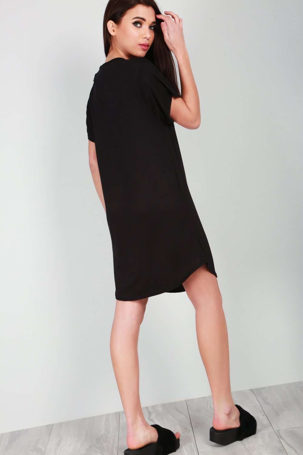 Harriet Shh Slogan Print Jersey Night Dress - bejealous-com