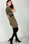 Hayley Frilly Basic Oversized Tshirt Dress - bejealous-com