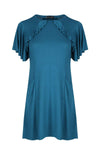 Hayley Frilly Basic Oversized Tshirt Dress - bejealous-com
