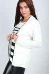 Heidi Long Sleeve Striped Knitted Twin Jumper - bejealous-com