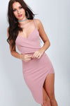 Heidi Wrap Front Bodycon - bejealous-com