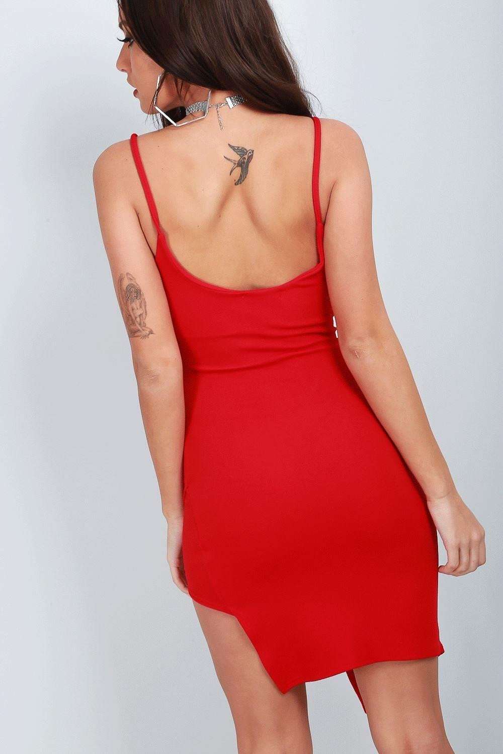 Heidi Wrap Front Bodycon - bejealous-com