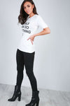 Hettie Girls Can Do Anything Slogan TShirt - bejealous-com