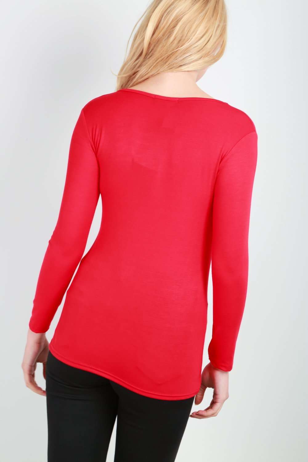 Hohoho Christmas Slogan Print Long Sleeve Tshirt - bejealous-com