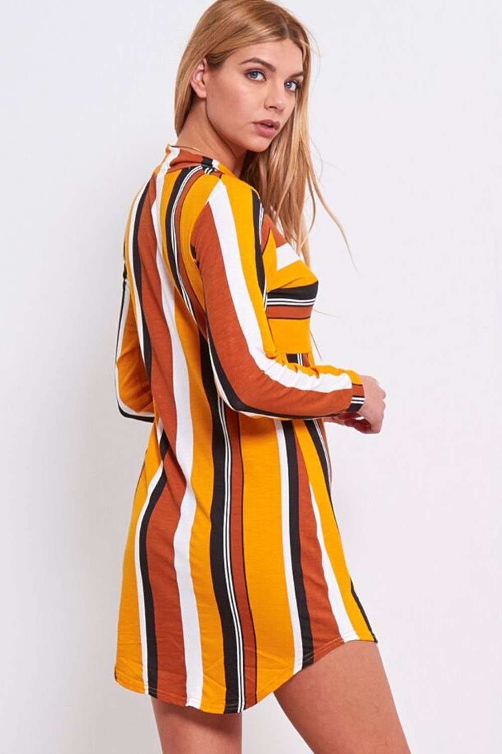 Iris Long Sleeve Red Tartan Shirt Dress - bejealous-com