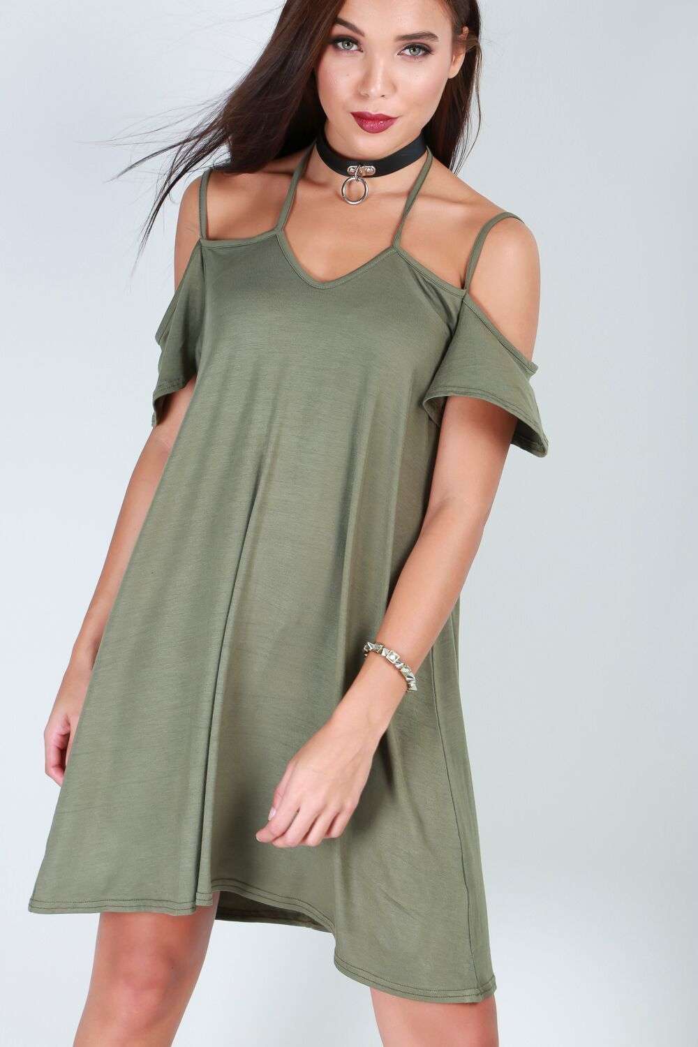 Isabella Strappy Jersey Dress - bejealous-com