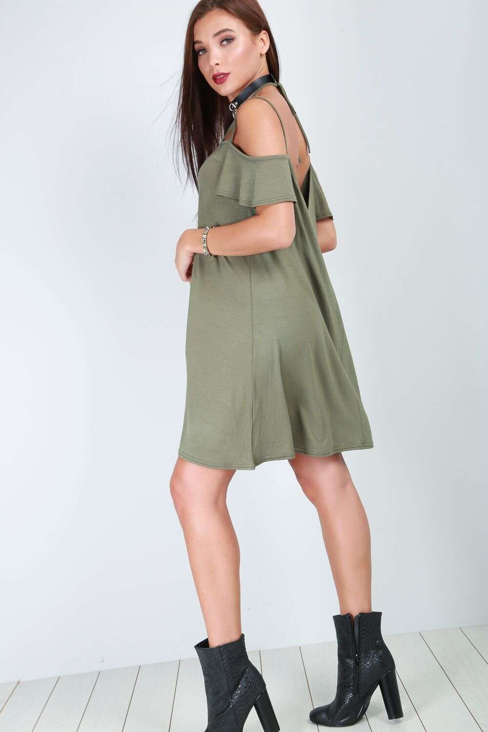 Isabella Strappy Jersey Dress - bejealous-com