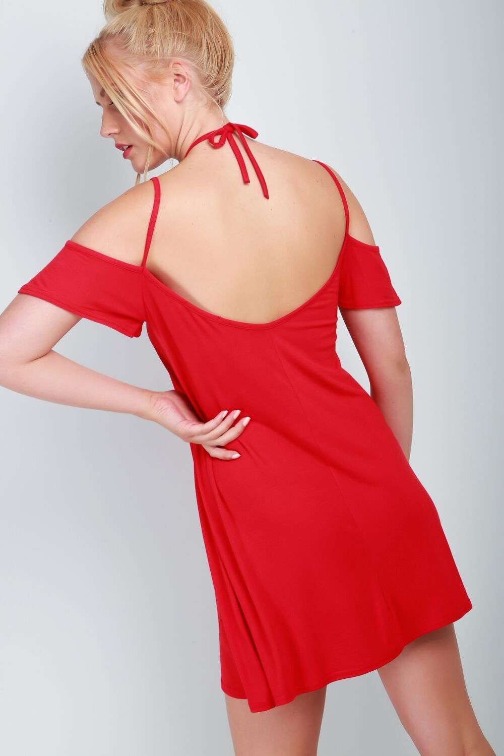 Isabella Strappy Jersey Dress - bejealous-com