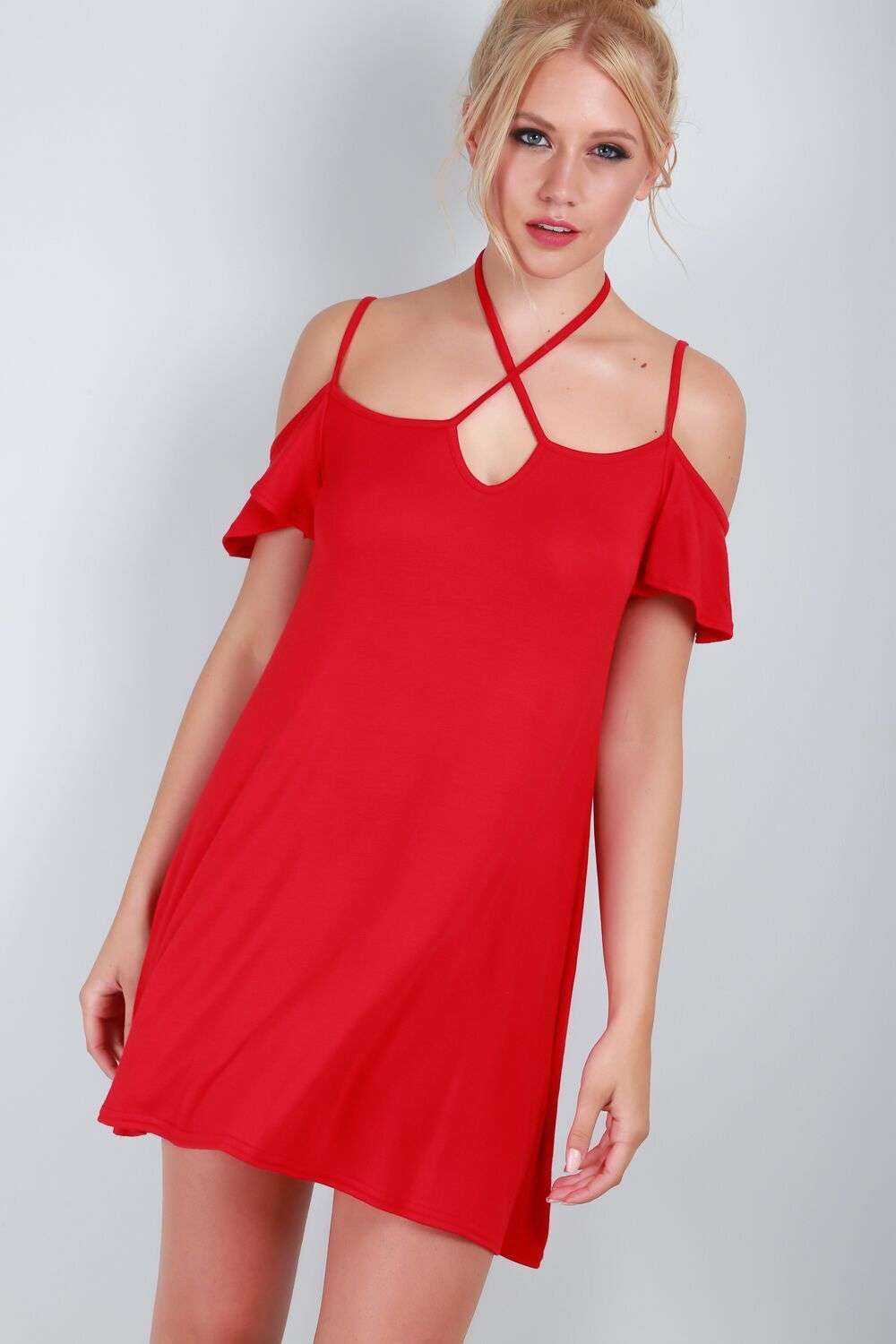Isabella Strappy Jersey Dress - bejealous-com