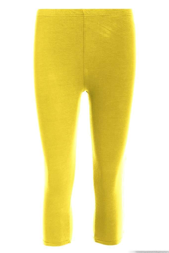 Izzie Basic Jersey Cropped Leggings - bejealous-com