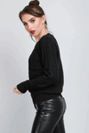 Jai Long Sleeve Cable Knitted Baggy Jumper - bejealous-com