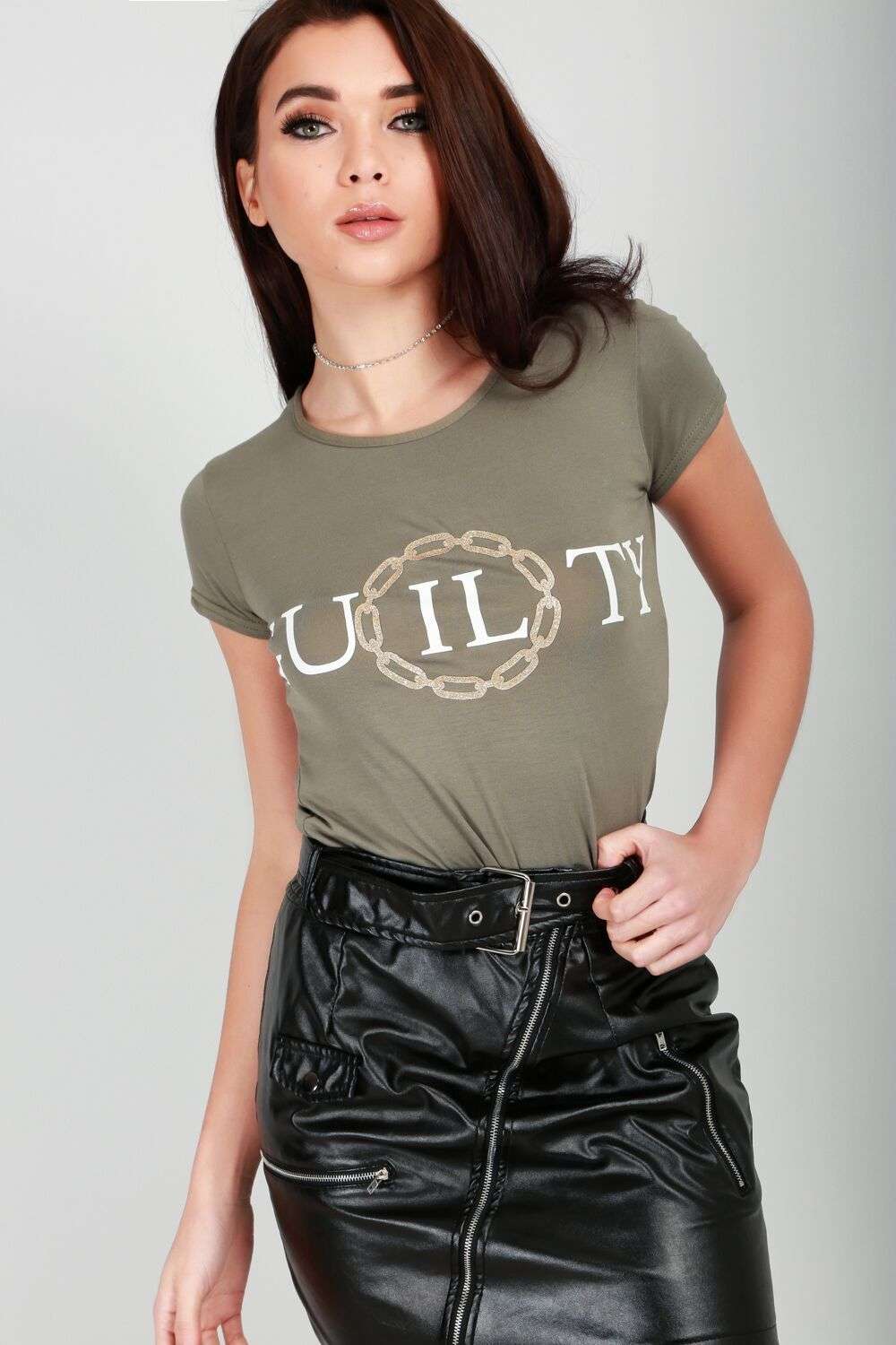 Jamelia Guilty Slogan T-Shirt - bejealous-com