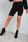 Jenni Lace Insert Basic Jersey Cycling Shorts - bejealous-com