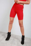 Jenni Lace Insert Basic Jersey Cycling Shorts - bejealous-com