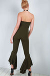 Jessica Bardot Frill Jumpsuit - bejealous-com