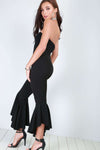 Jessica Bardot Frill Jumpsuit - bejealous-com