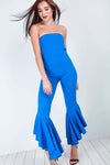 Jessica Bardot Frill Jumpsuit - bejealous-com