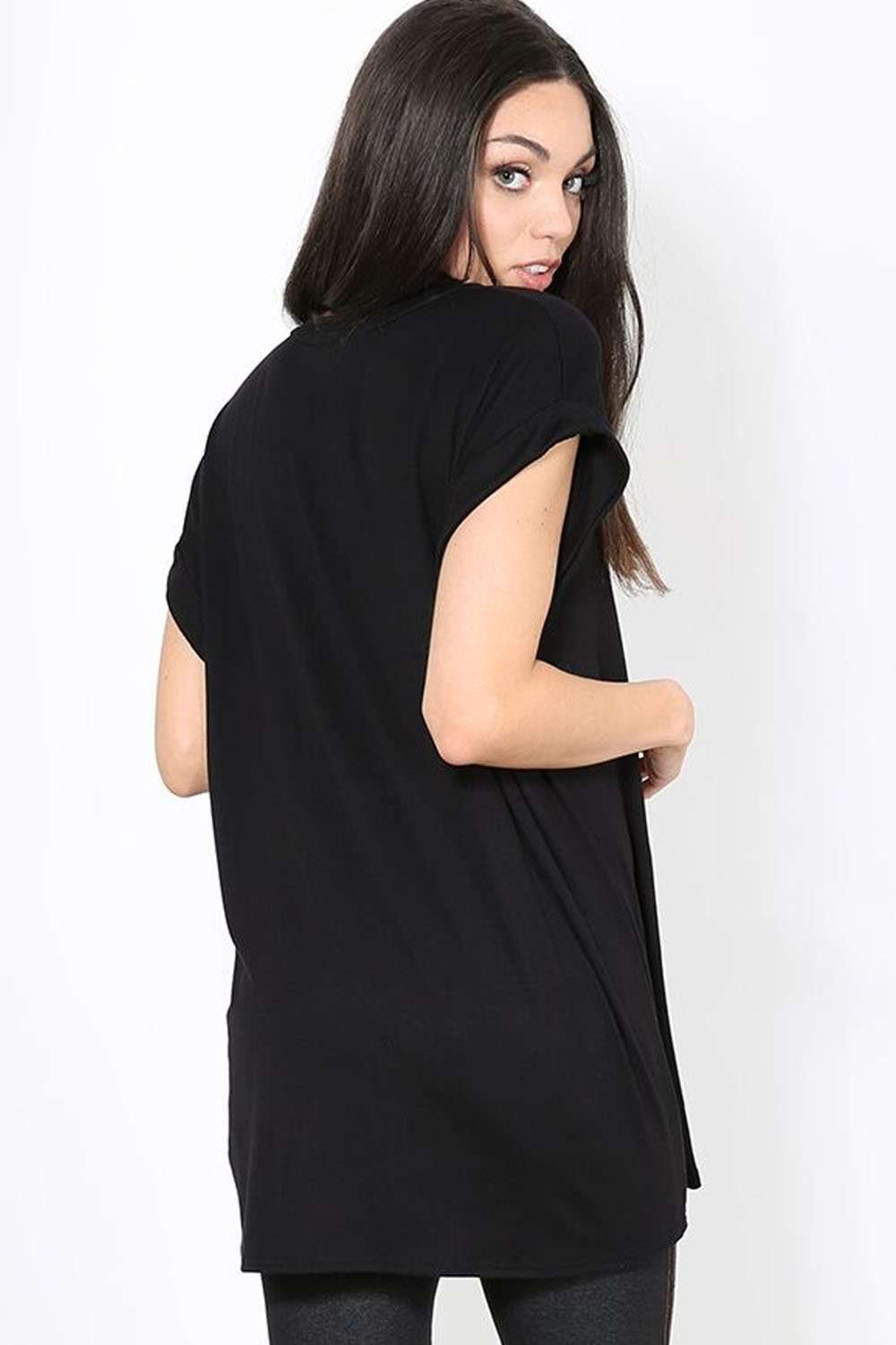 Jessica Slogan Print Baggy Tshirt - bejealous-com