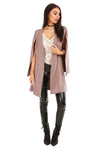 Jessie Long Line Cape Blazer Jacket - bejealous-com