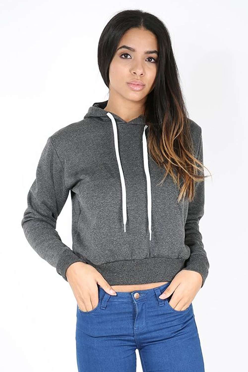 Julia Cropped Hooded Jumper - bejealous-com