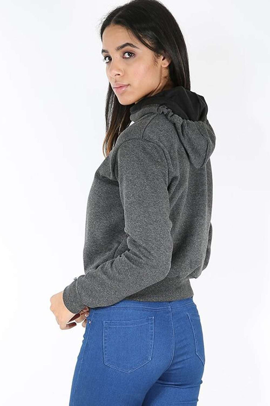 Julia Cropped Hooded Jumper - bejealous-com