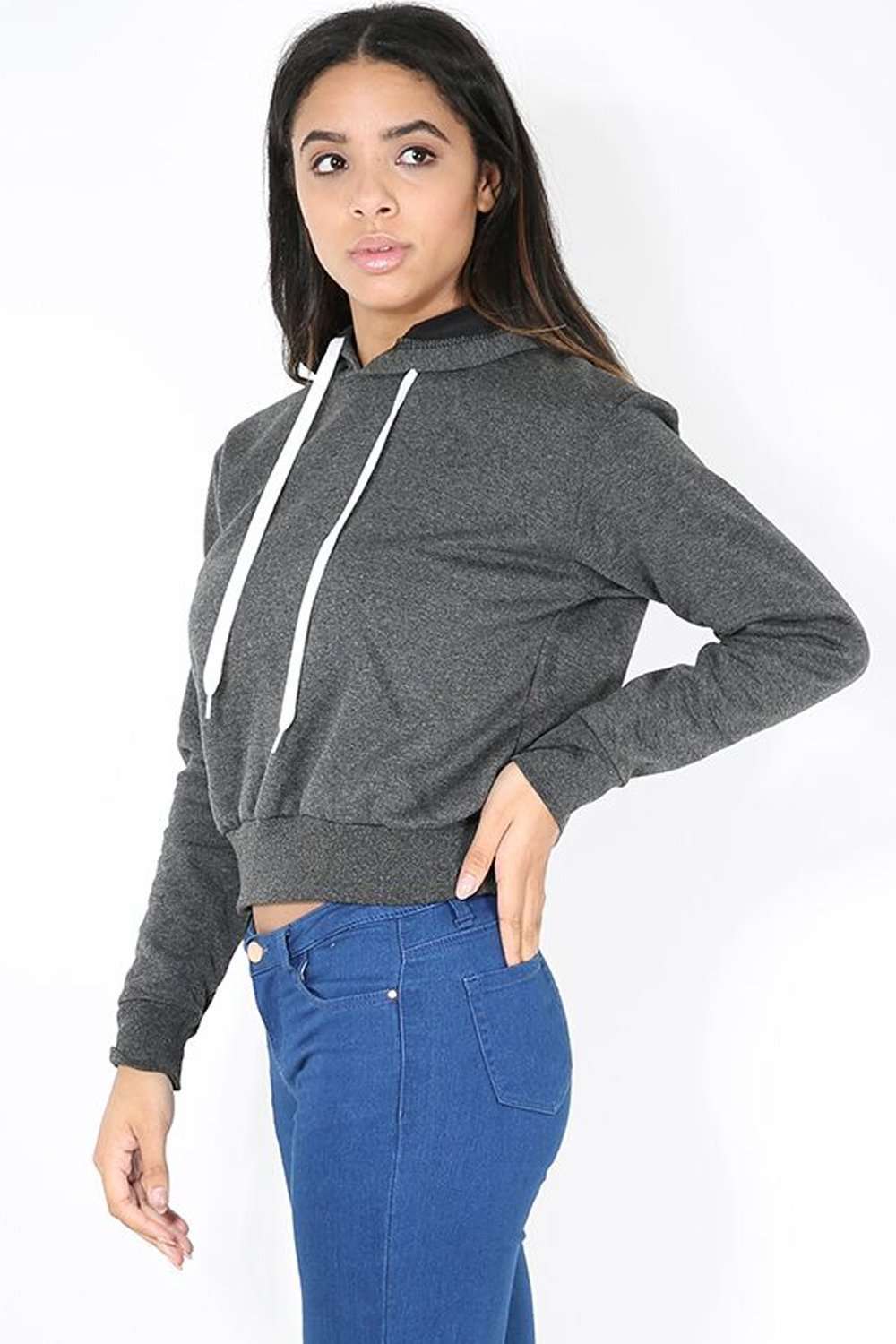 Julia Cropped Hooded Jumper - bejealous-com