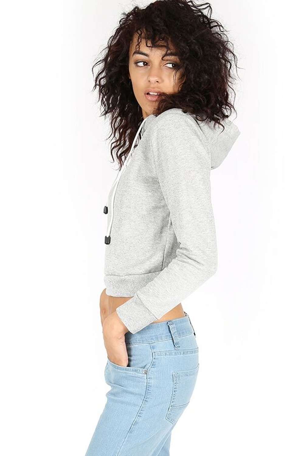 Julia Cropped Hooded Jumper - bejealous-com