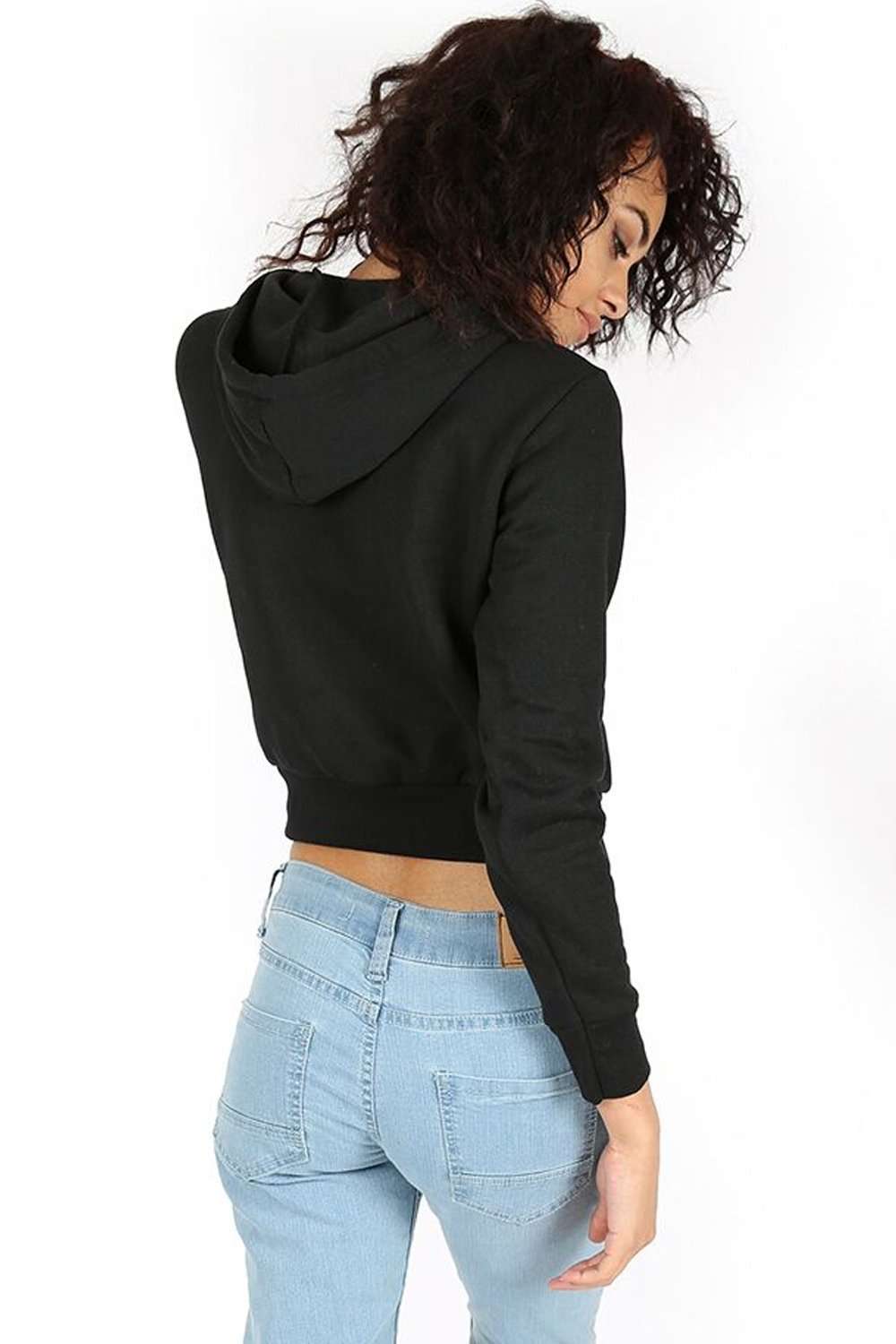 Julia Cropped Hooded Jumper - bejealous-com
