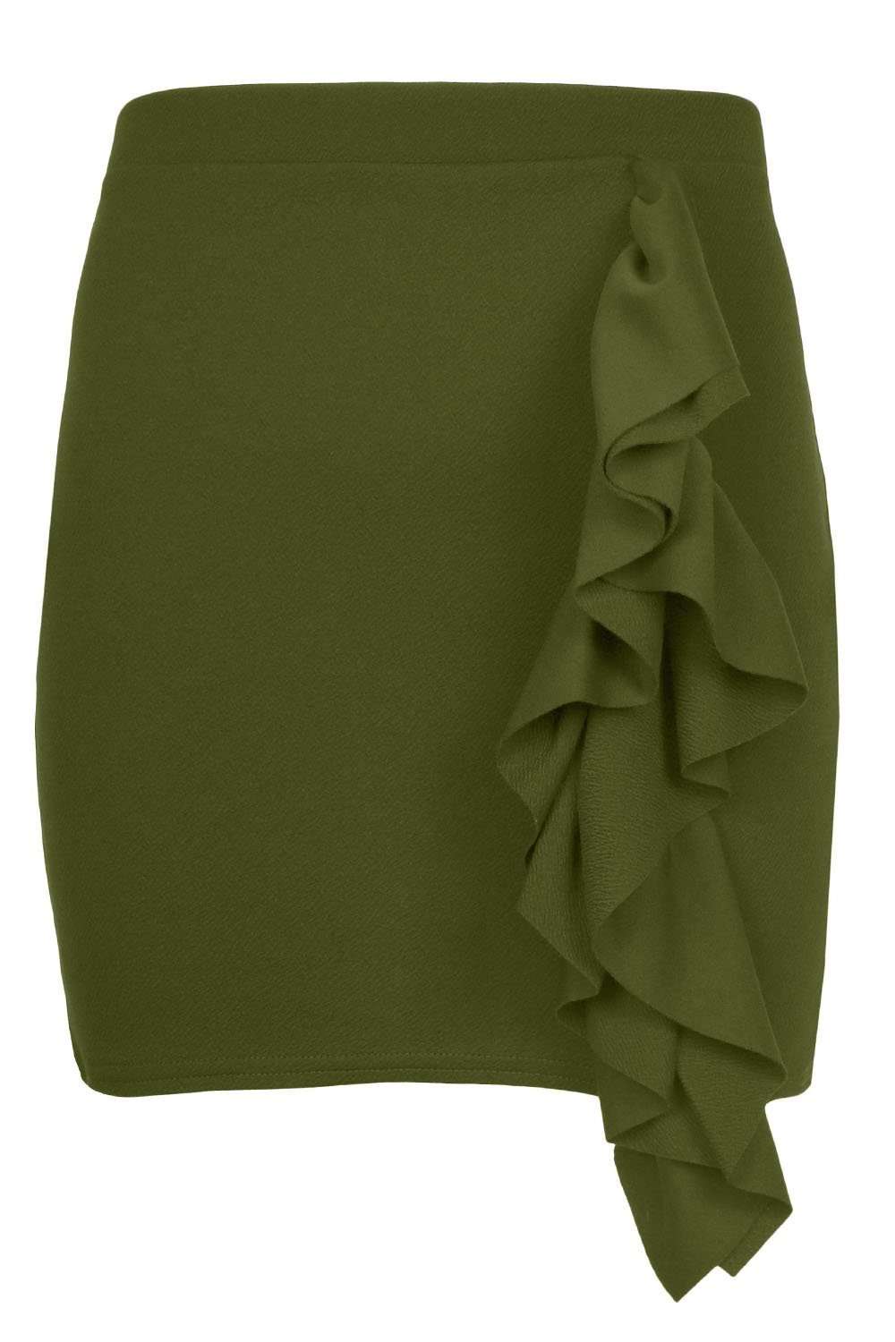 Kammie High Waisted Frilly Mini Skirt - bejealous-com