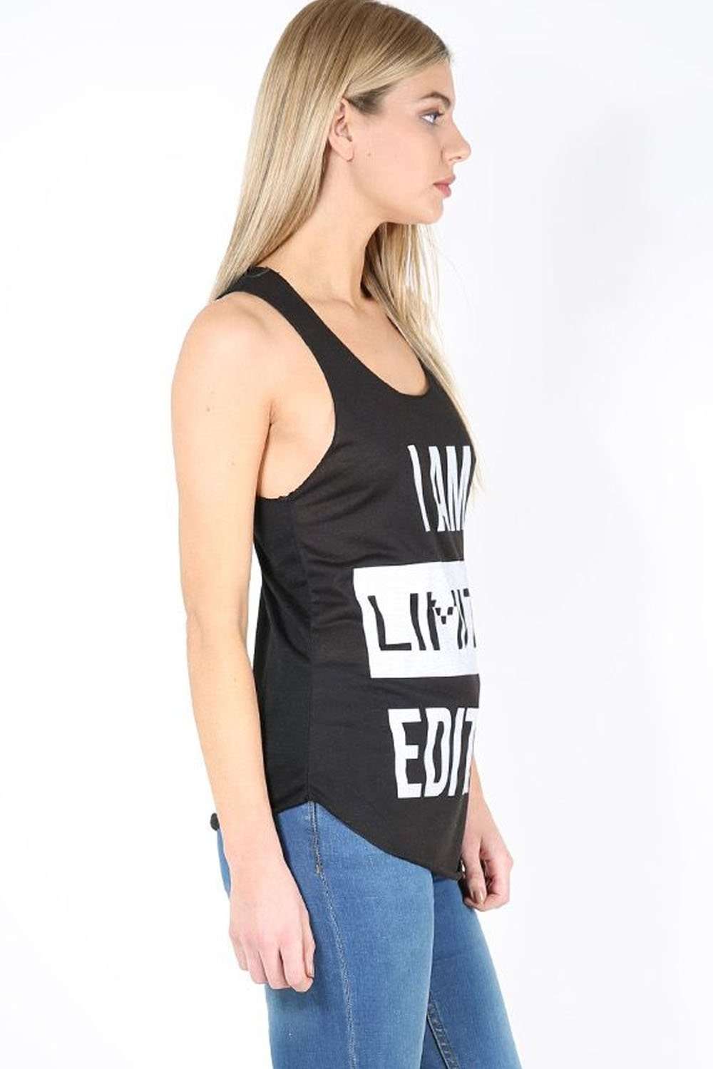 Karan I Am limited Edition Vest Top - bejealous-com