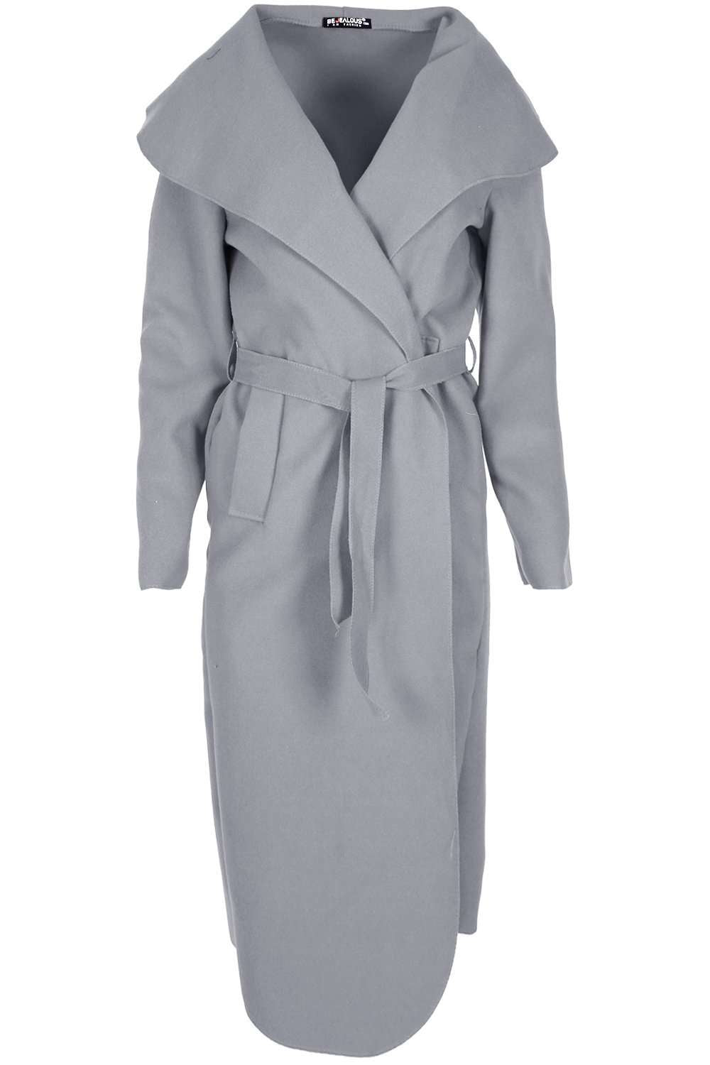 Karan Long Sleeve Midi Waterfall Jacket - bejealous-com