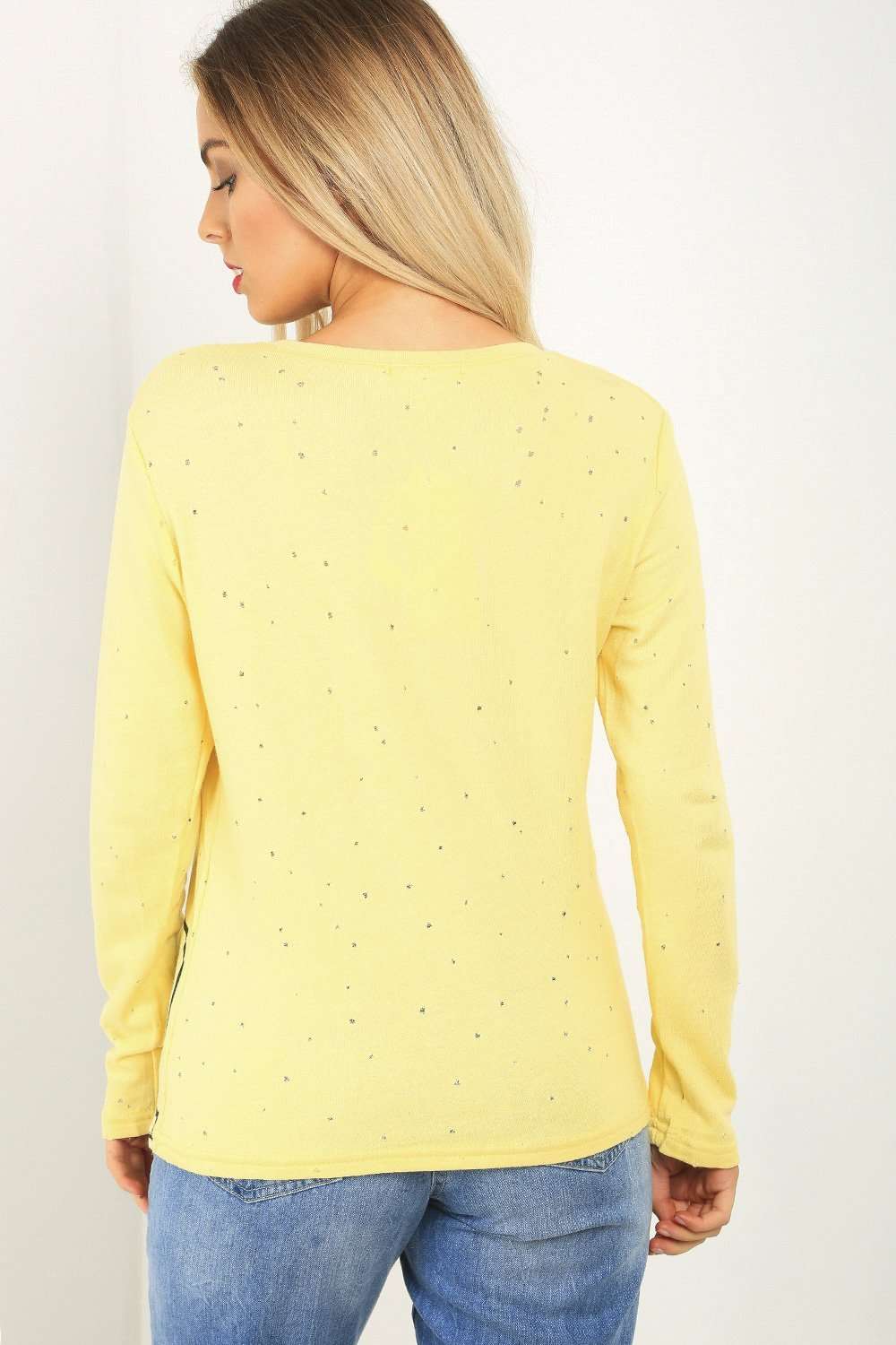 Karmen Star Print Jumper - bejealous-com