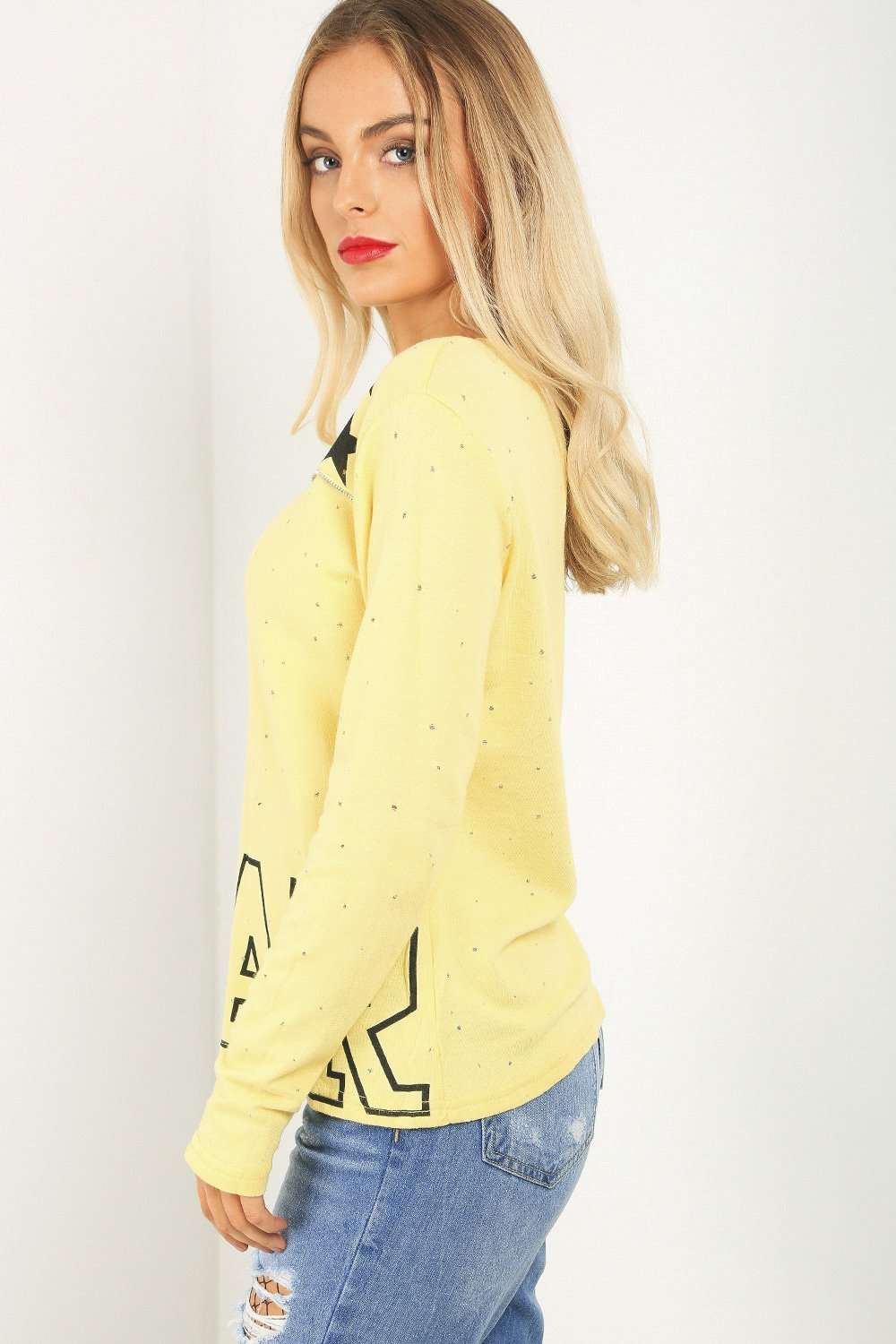 Karmen Star Print Jumper - bejealous-com