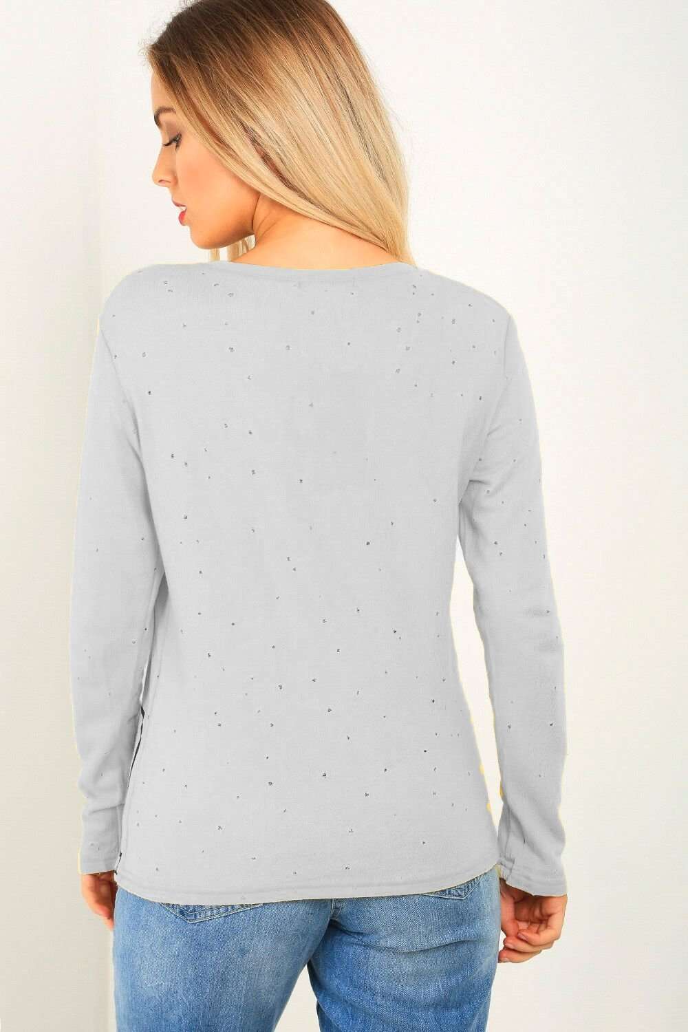 Karmen Star Print Jumper - bejealous-com