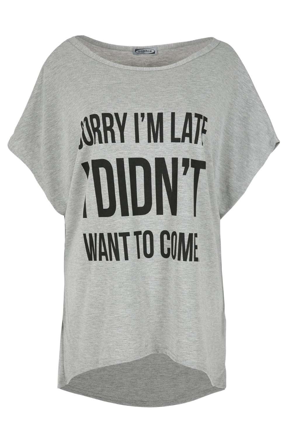 Kassie Roll Sleeve Slogan Print Tshirt - bejealous-com
