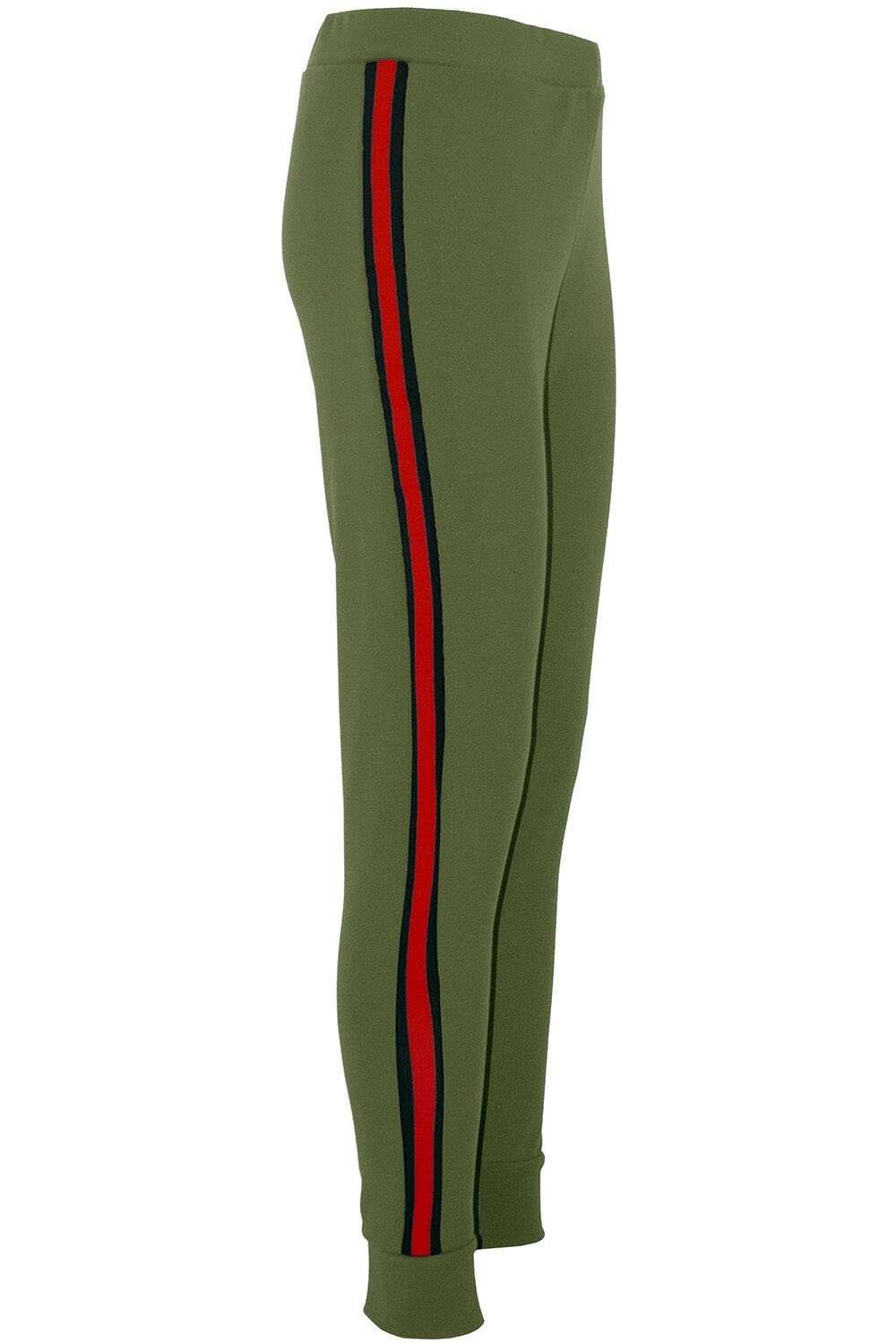 Kayleigh High Waisted Side Stripe Trousers - bejealous-com