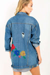 Keerah Embroidered Denim Jacket - bejealous-com