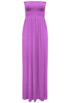 Khaki Strapless Sheering Bandeau Maxi Dress - bejealous-com
