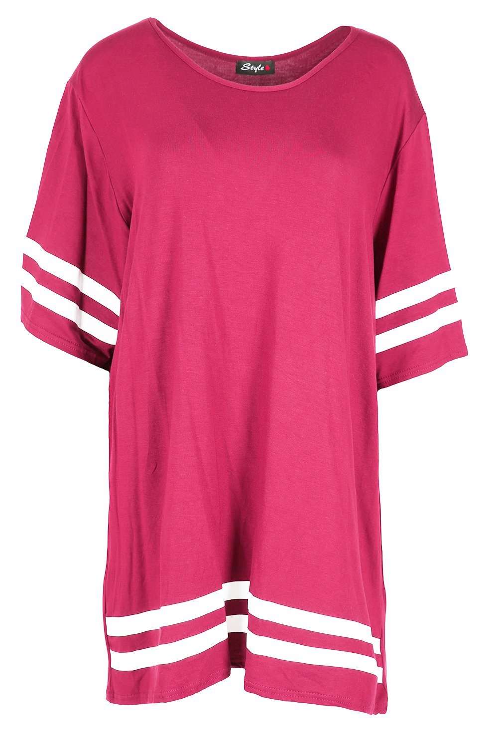 Khalid Striped Sleeve Oversized Jersey Tshirt - bejealous-com