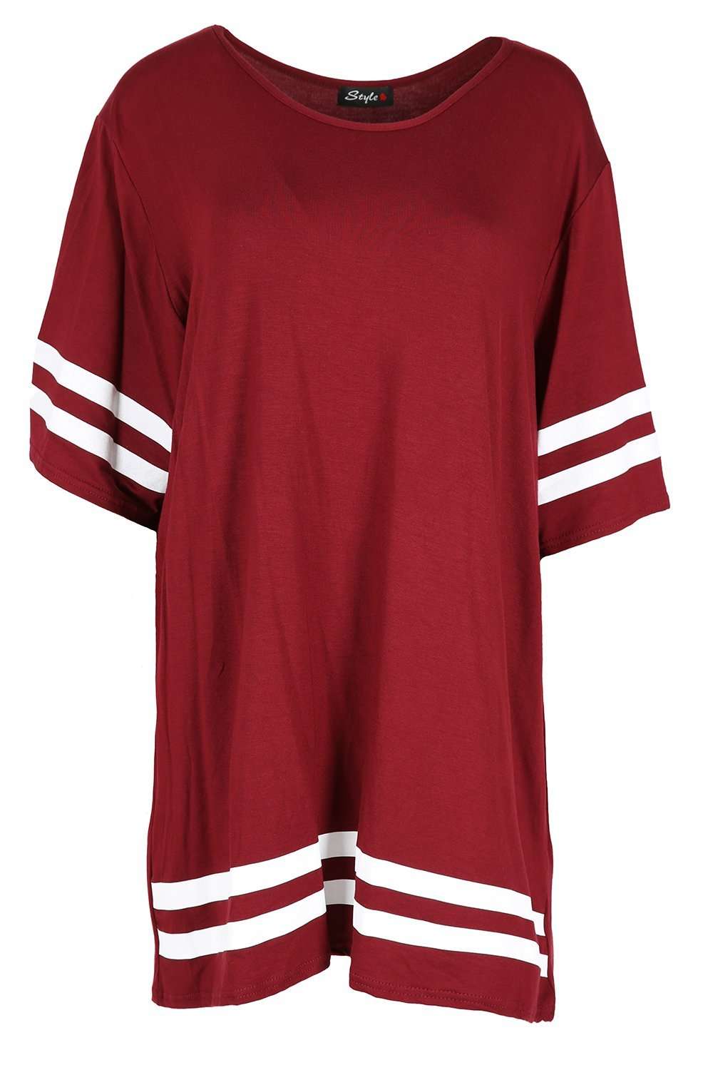 Khalid Striped Sleeve Oversized Jersey Tshirt - bejealous-com