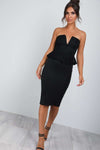 Kia V Bar Bardot Lace Bodycon Dress - bejealous-com