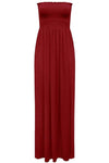 Kiana Ruched Bandeau Jersey Maxi Dress - bejealous-com