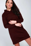 Kirah Oversized Hooded Sweatshirt Dress - bejealous-com