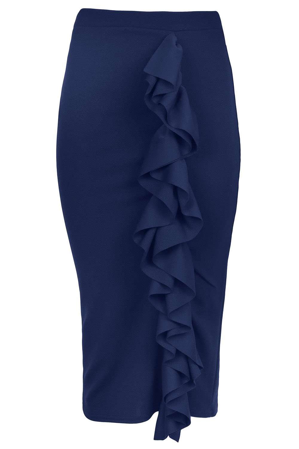 Kristina High Waisted Frilly Midi Skirt - bejealous-com