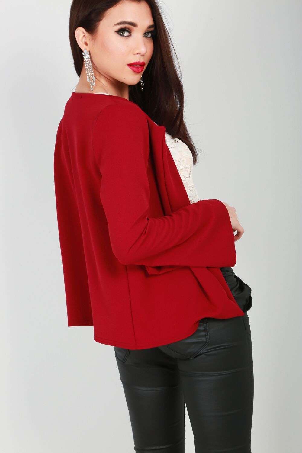 Lacey Flare Sleeve Jacket - bejealous-com