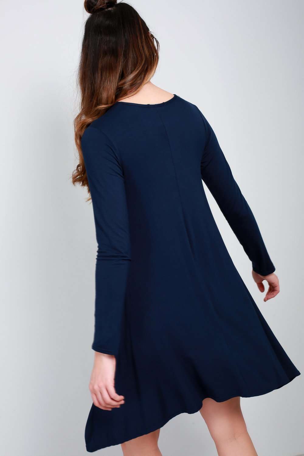 Laila Jadore Slogan Print Mini Swing Dress - bejealous-com