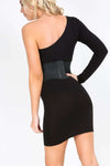 Larna One Shoulder Dress - bejealous-com