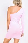 Larna One Shoulder Dress - bejealous-com